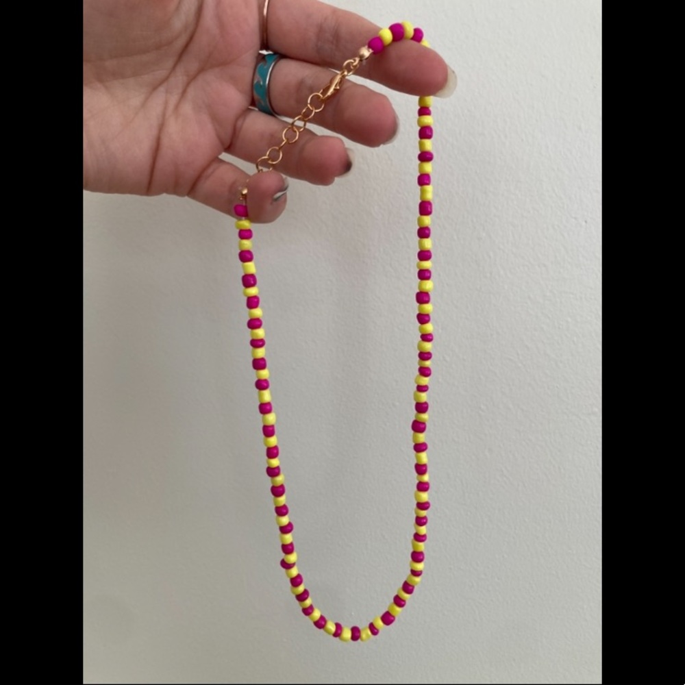 beaded necklace